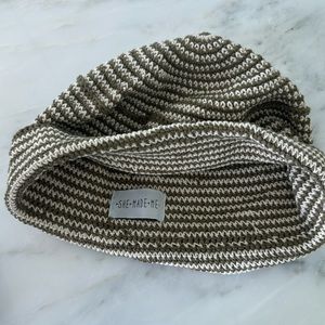 SHE MADE ME knitted cap
